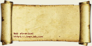 Jana Gavrilović vizit kartica